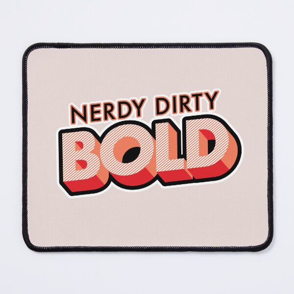 Item preview, Nerdy Dirty BOLD Merch Uno designed and sold by ChillerTyp.