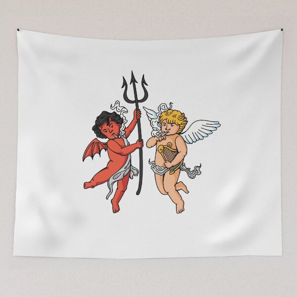 Item preview, Demon and Angel designed and sold by MizzKarizmah.