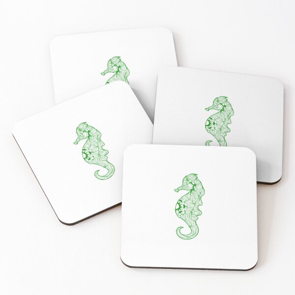 Item preview, Sea Horse Mandala Art designed and sold by Open Canvas.