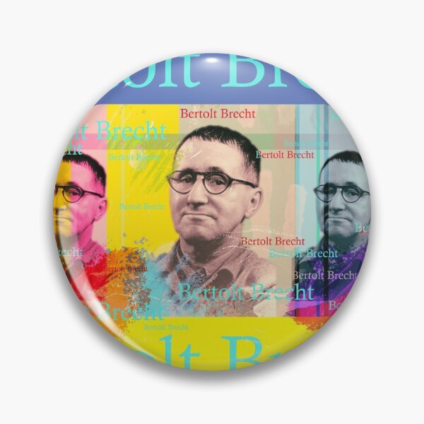 Item preview, Bertolt Brecht, portrait, theater designed and sold by Mauswohn.