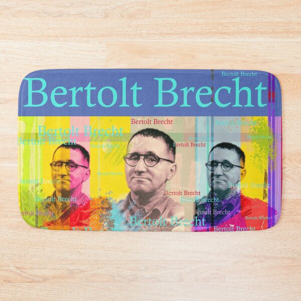 Item preview, Bertolt Brecht, portrait, theater designed and sold by Mauswohn.