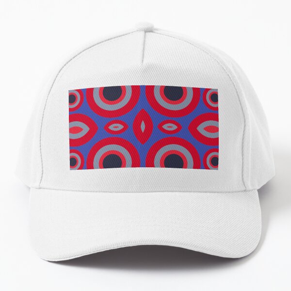 Seamless pattern with circles Baseball Cap