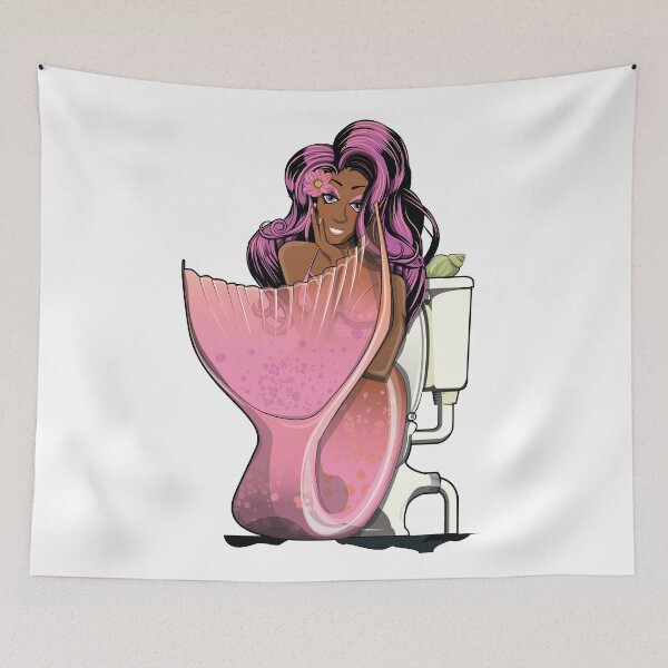 Item preview, Mermaid on the Toilet designed and sold by Wyattdesign.