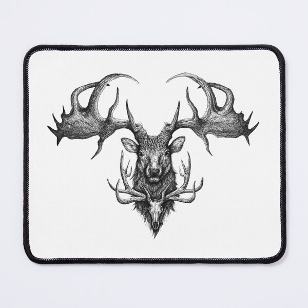 Item preview, Deer Head Illustration designed and sold by KMLdesign.