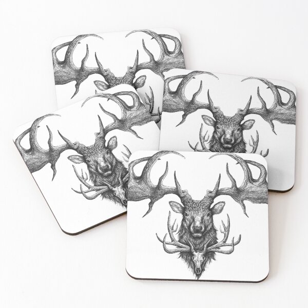 Item preview, Deer Head Illustration designed and sold by KMLdesign.