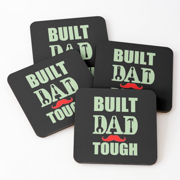 Item preview, Built Dad Tough 2022 - Funny Dad Saying With Beard, Tough Dad designed and sold by Delandor.