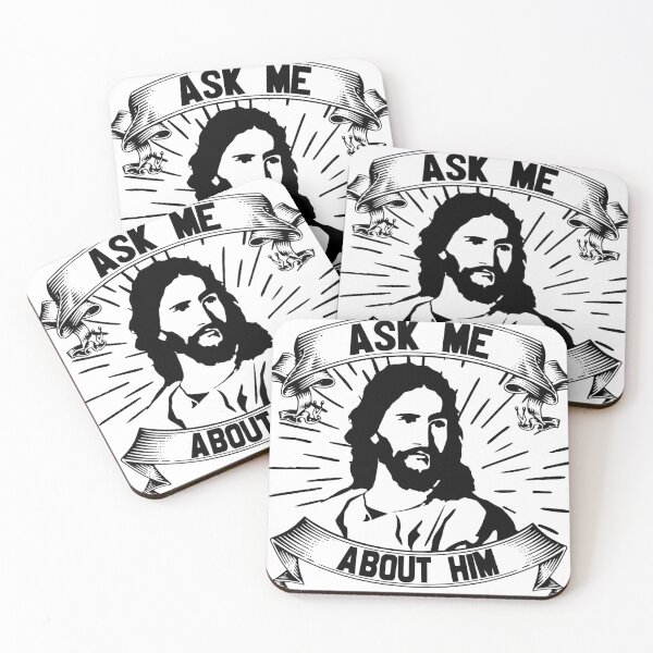 Item preview, Jesus Ask Me About Him designed and sold by verdecuddly.