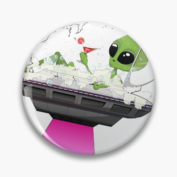 Item preview, Space Alien in the Bath designed and sold by Wyattdesign.