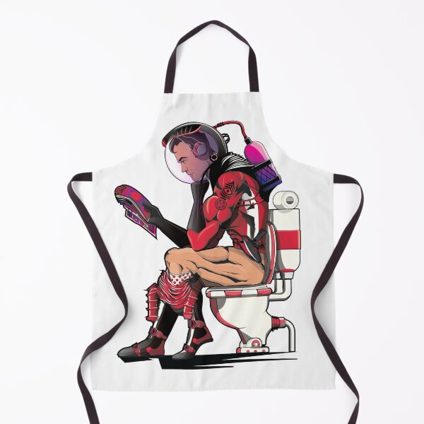 Item preview, Sci Fi Space Force Astronaut on the Toilet designed and sold by Wyattdesign.