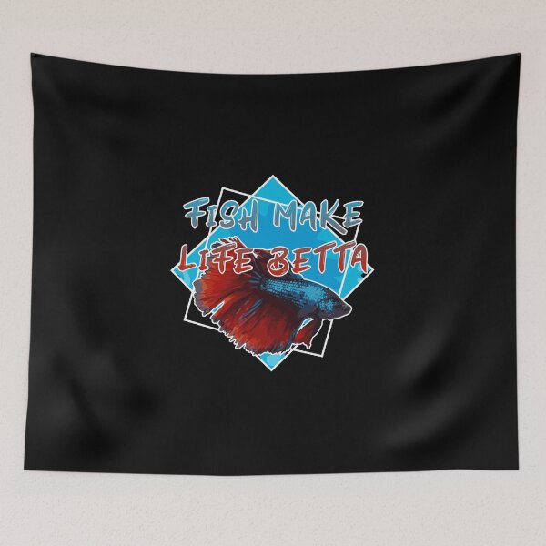 Item preview, Fish Make Life Betta betta design  designed and sold by damithez.
