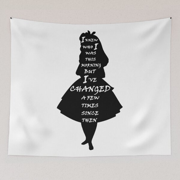 Item preview, Alice In Wonderland - Quote - black and white designed and sold by maryedenoa.
