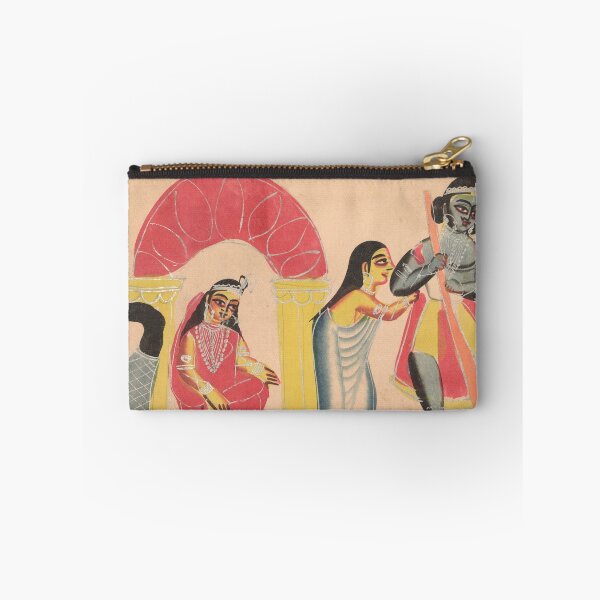 Item preview, Krishna Ferrying Radha Across the Yamuna River designed and sold by HinduArtGallery.
