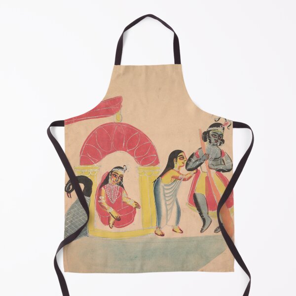 Item preview, Krishna Ferrying Radha Across the Yamuna River designed and sold by HinduArtGallery.