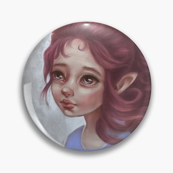 Item preview, Cute girl with big hair designed and sold by snailmakesart.