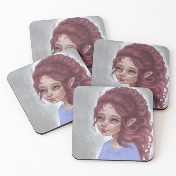 Item preview, Cute girl with big hair designed and sold by snailmakesart.