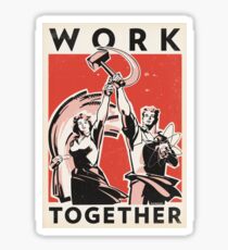 Work Together (Vector Recreation) Sticker