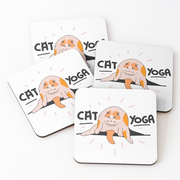 Item preview, cat yoga cat yoga life challenge funny cats designed and sold by Tropical Blood.