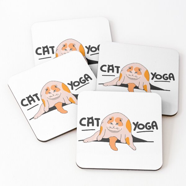 Item preview, cat yoga flow cat cat.funny cat movement  designed and sold by Tropical Blood.