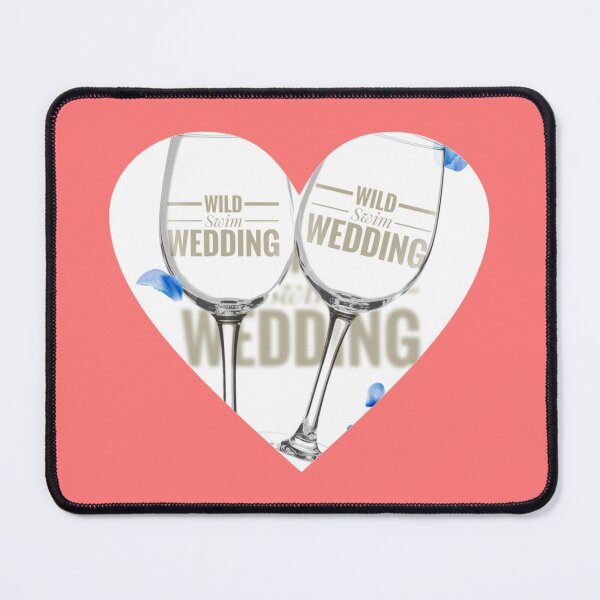 Item preview, Wild Swim Wedding Congratulations Open Water Swim Art  by Jenny Meehan  designed and sold by Jenny Meehan Art Prints and Patterns  .