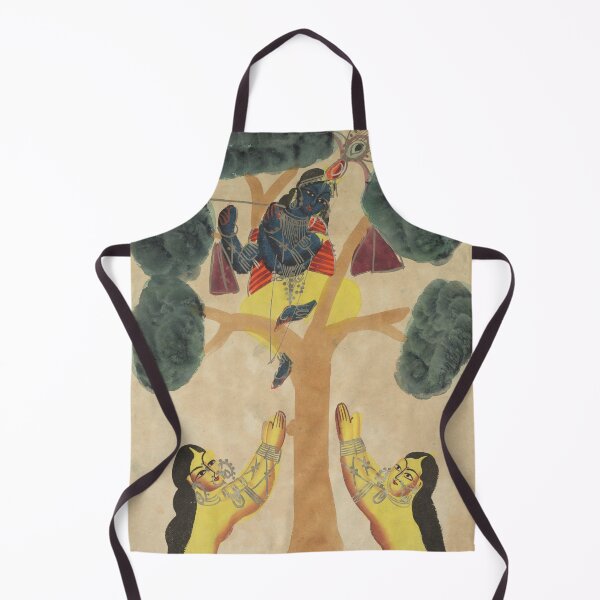 Item preview, Krishna Steals the Clothes of the Cowgirls designed and sold by HinduArtGallery.