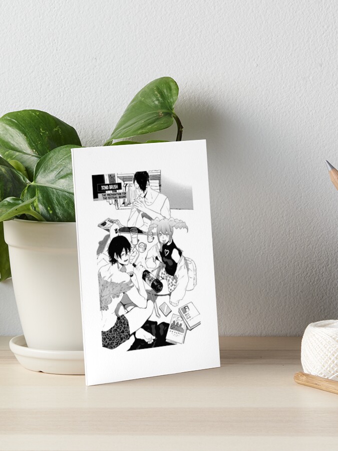 Blue Period Manga Panel Art Board Print by aryryki-art