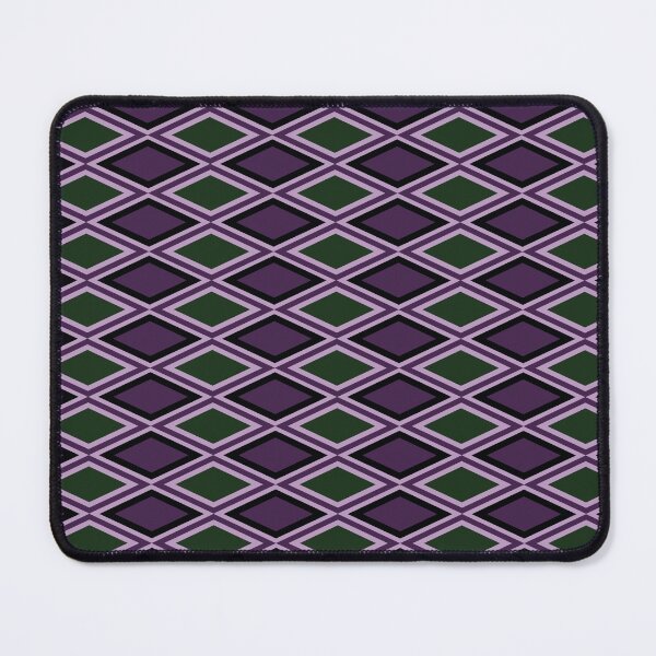 Item preview, Purple, Green and Black Diamond Pattern designed and sold by ThePurpleFrog.
