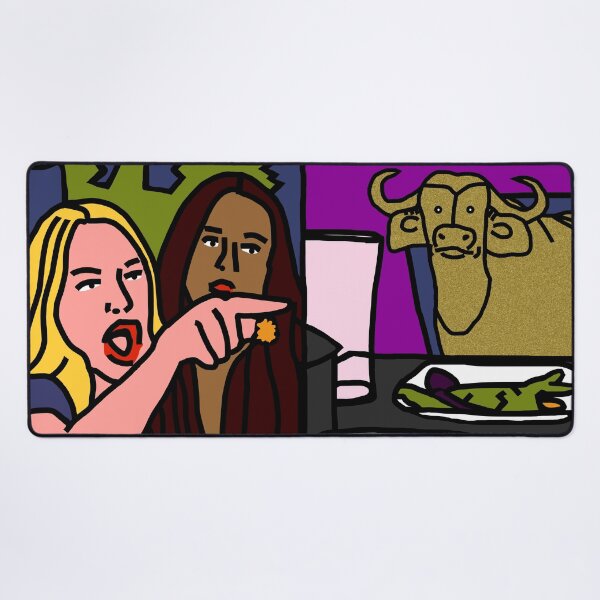Item preview, Woman Yelling at Cat Memes Gold Ox designed and sold by ellenhenry.