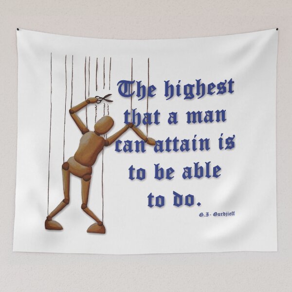 Item preview, Gurdjieff on actual self and doing designed and sold by WanderingGraha.
