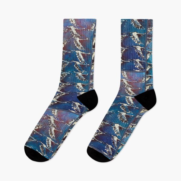 Item preview, Pattern of flamingos in flight designed and sold by PinceauDansant.