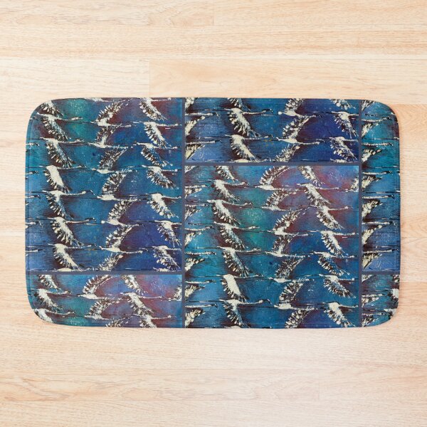 Item preview, Pattern of flamingos in flight designed and sold by PinceauDansant.