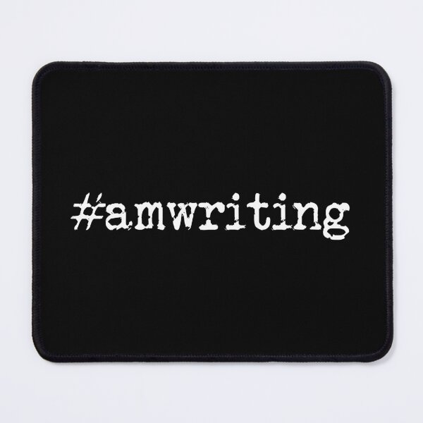 Item preview, #amwriting in White designed and sold by TeaRoseWriter.