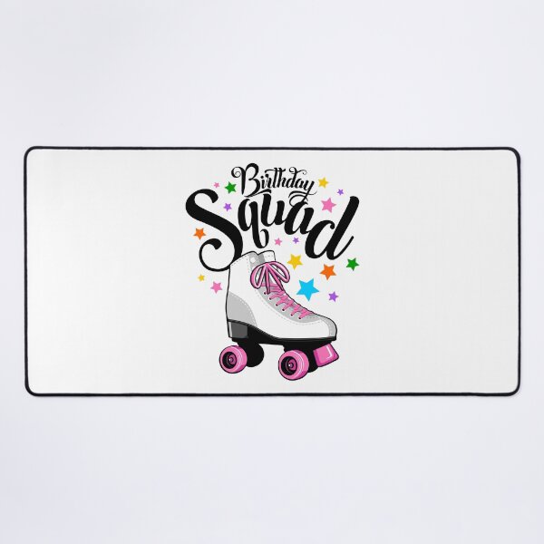 Item preview, Birthday squad, roller skate designed and sold by iclipart.