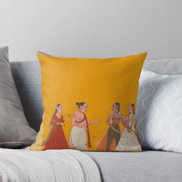 Item preview, Rama and Sita Being Taken to the Priest to Fix the Wedding Date designed and sold by HinduArtGallery.