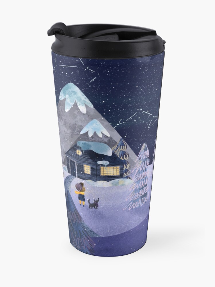 Alternate view of Winter Night Travel Mug