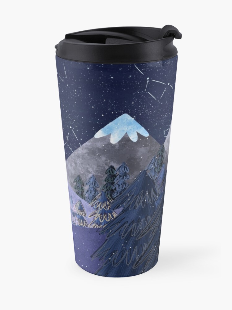 Alternate view of Winter Night Travel Mug