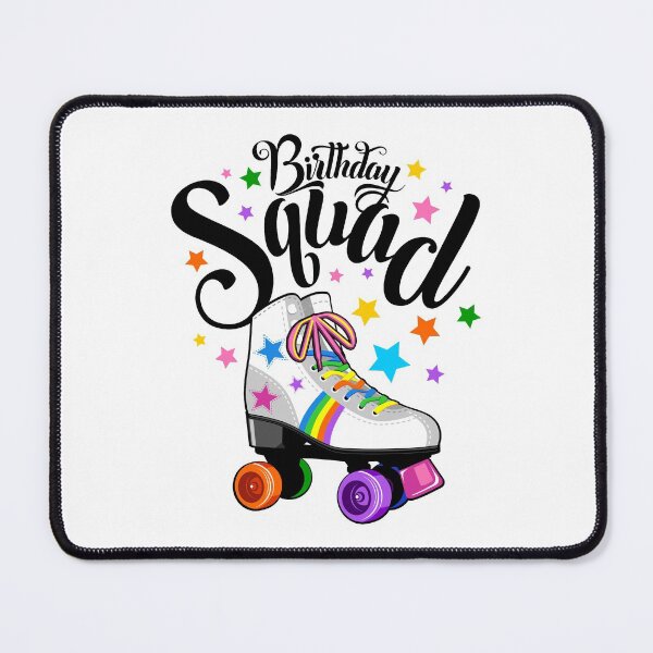 Item preview, Birthday squad, roller skate designed and sold by iclipart.
