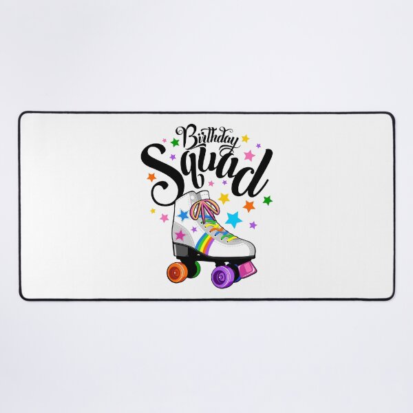 Item preview, Birthday squad, roller skate designed and sold by iclipart.
