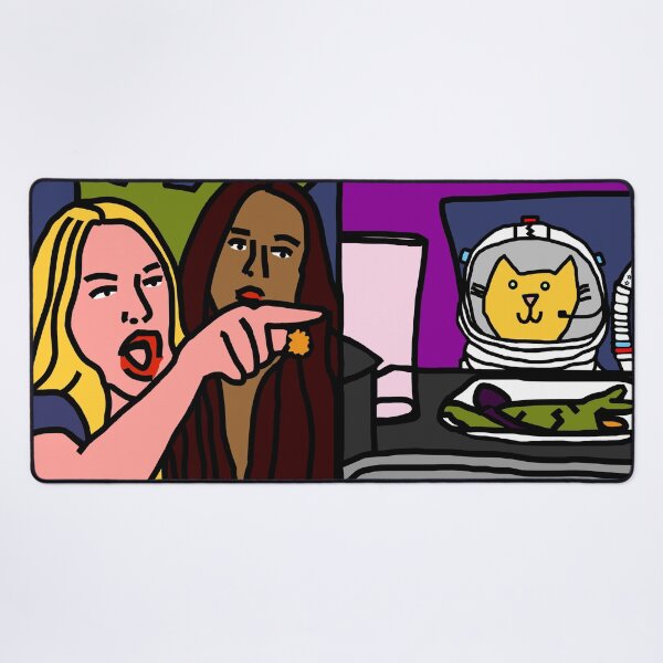 Item preview, Woman Yelling at Cat Memes and Space Cat designed and sold by ellenhenry.
