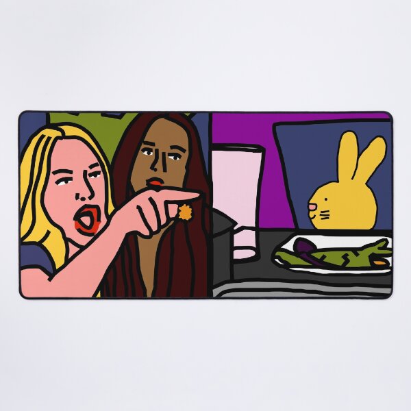 Item preview, Woman Yelling at Cat Memes with the Easter Bunny designed and sold by ellenhenry.