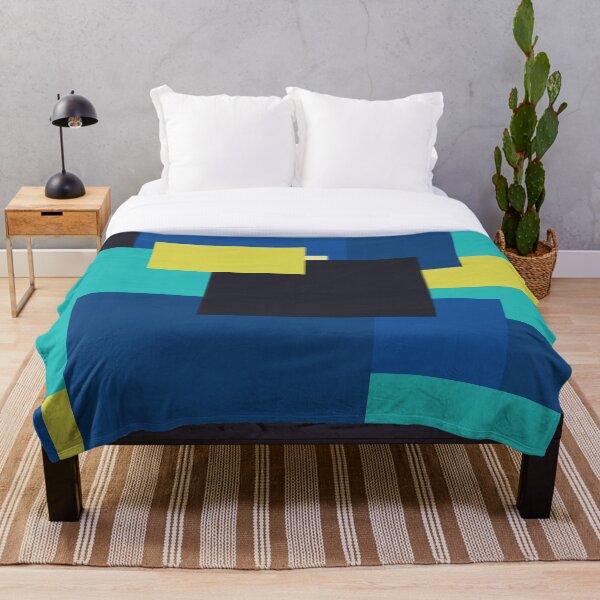 Item preview, Squares, yellow, blue, green, black designed and sold by elinorapricot.