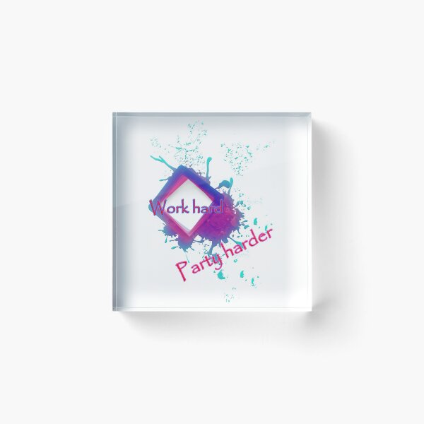 Item preview, Work hard party harder designed and sold by Teodosija.