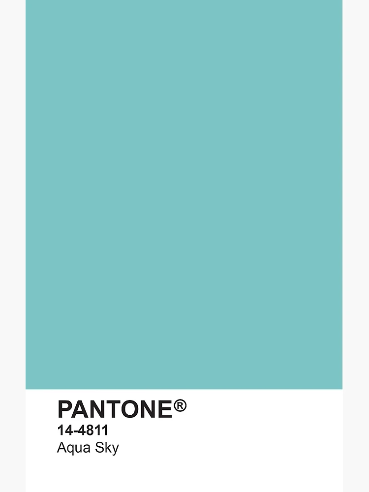 Pantone / PMS 14-4811 TCX / Aqua Sky / #7bc4c4 Hex Color Code, RGB and  Paints