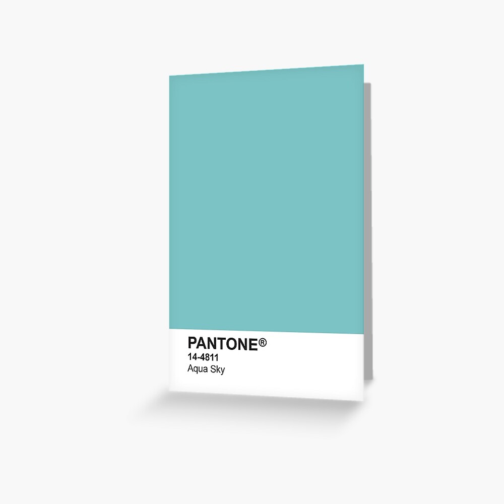 BUY Pantone Cotton Swatch 14-4811 Aqua Sky