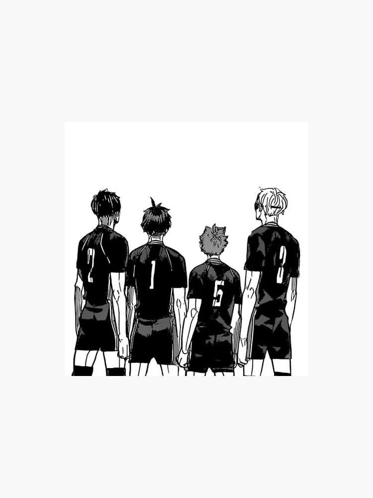 Haikyuu Manga Panel Tsukki Yamaguchi Kageyama And Hinata Sticker For Sale By Aryryki Art 1363