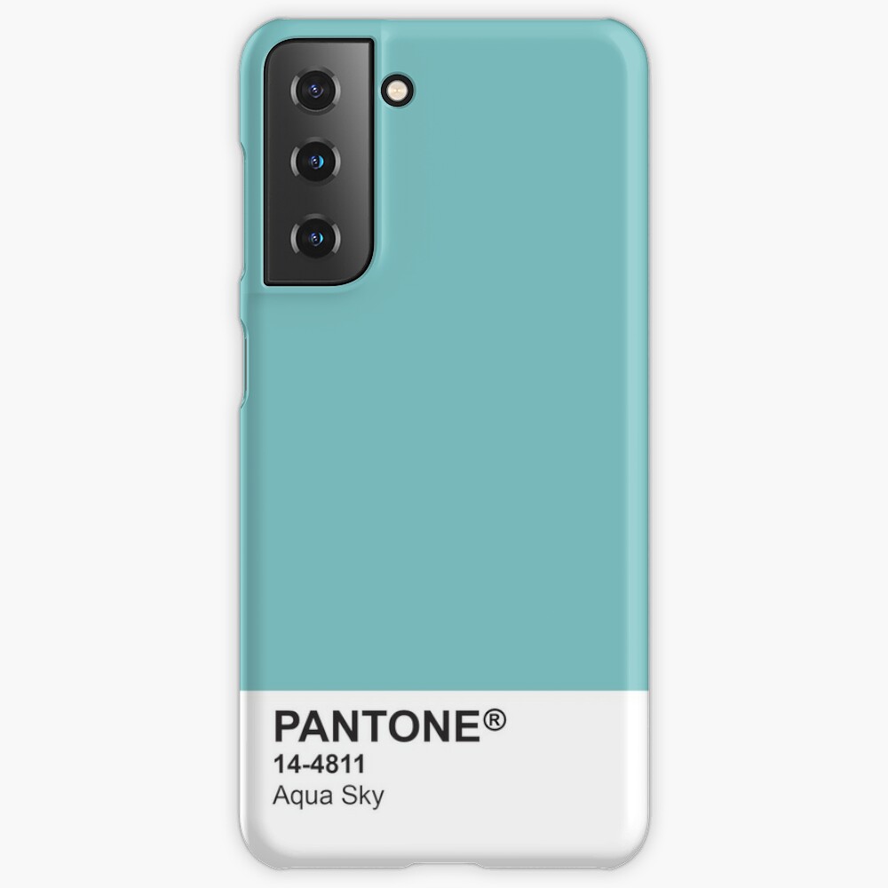 Pantone Universe Phone Case - Aqua Sky 14-4811 Greeting Card for Sale by  sianelisha