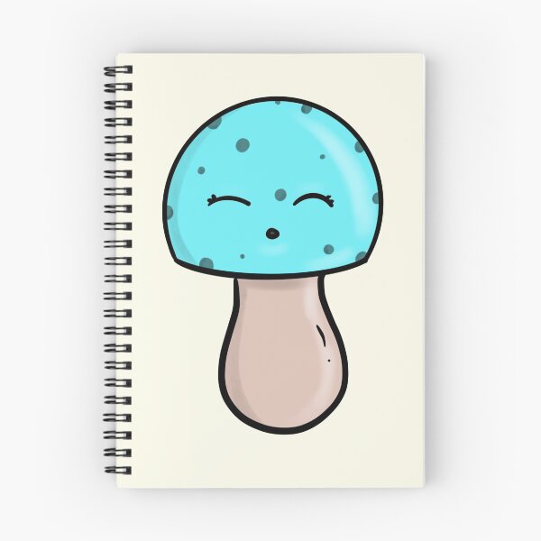 Item preview, Cute Blue Spotted Mushroom designed and sold by BioLushGraphics.