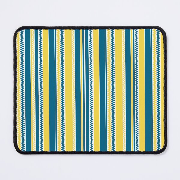 Item preview, Stripes and Zigzag - Blue, Yellow, White - Winter 2021 collection designed and sold by DiemConcept.
