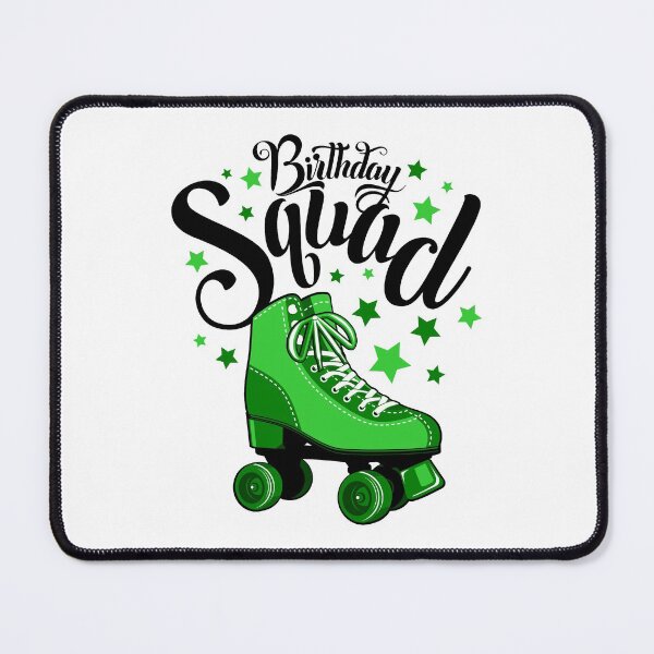 Item preview, Birthday squad, roller skate designed and sold by iclipart.