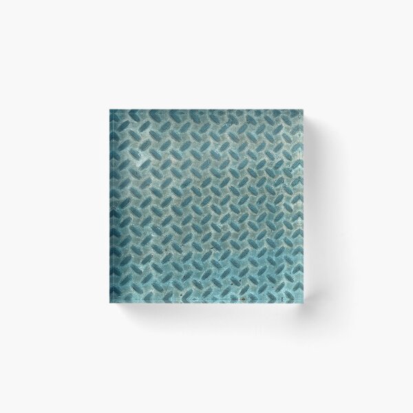 Item preview, sidewalk grate texture teal designed and sold by DKVanOss.