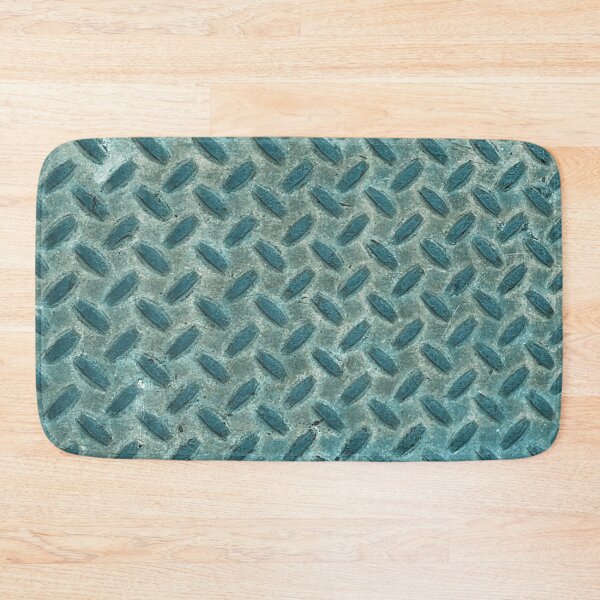 Item preview, sidewalk grate texture teal designed and sold by DKVanOss.